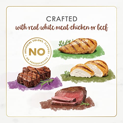 Purina Fancy Feast Natural Wet Cat Food Variety Pack, Gourmet Naturals Poultry & Beef Collection - (30) 3 oz. Cans