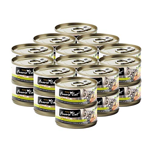 Fussie Cat Premium Tuna with Mussels Formula in Aspic 24/2.82oz