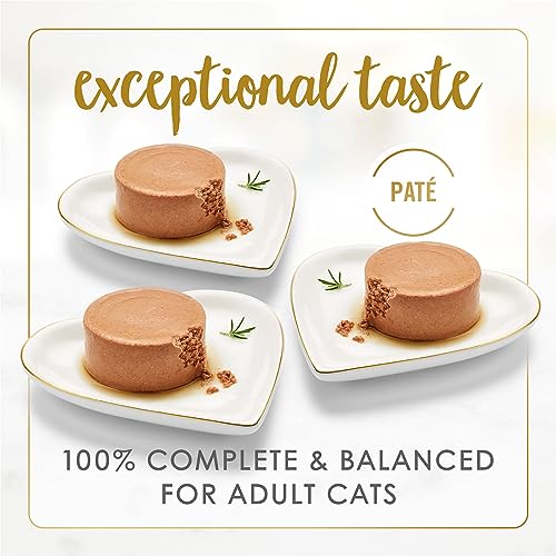 Purina Fancy Feast Grain Free Pate Wet Cat Food Variety Pack, Poultry & Beef Collection - (30) 3 oz. Cans