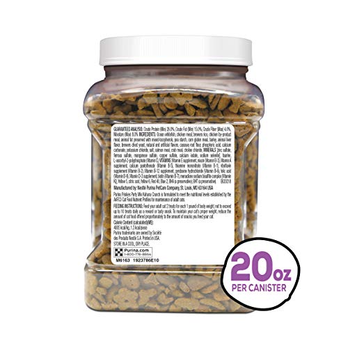 Purina Friskies Party Mix Kahuna Crunch, Chicken, Salmon & Crab Flavors, 20-Ounce Canister, Pack of 1