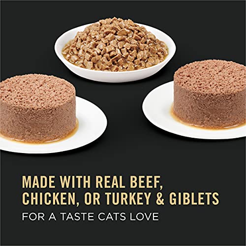 Purina Pro Plan Urinary Tract Health Wet Cat Food Variety Pack, FOCUS Urinary Tract Health Formula - (2 Packs of 12) 3 oz. Cans