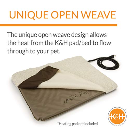K&H Pet Products Lectro-Soft Replacement Cover Small Fleece 14" x 18" (Heated Pad Not Included)