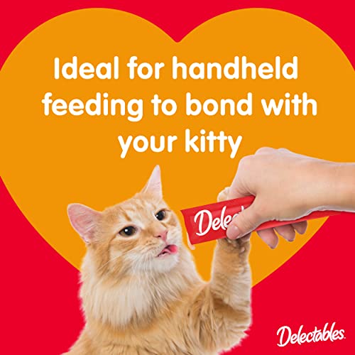 Delectables Squeeze Up Lickable Wet Cat Treats Variety Pack, 10Count