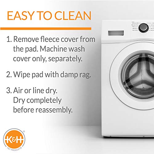 K&H Pet Products Lectro-Soft Replacement Cover Small Fleece 14" x 18" (Heated Pad Not Included)