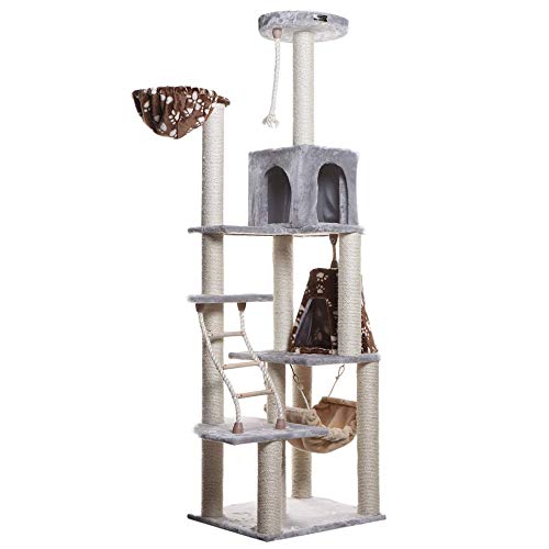 Armarkat Cat Tree Model A7802, Silver Gray