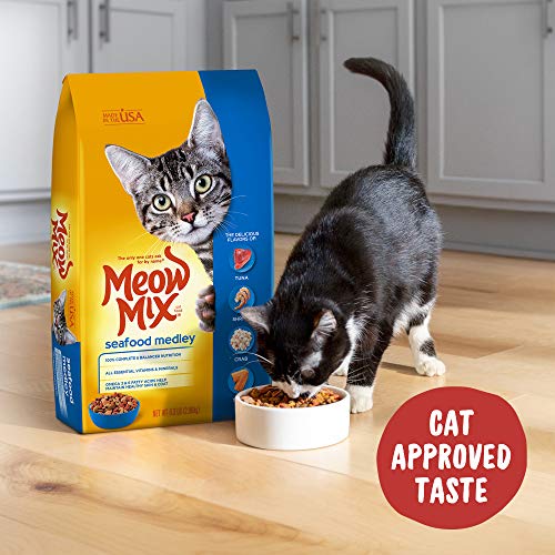 Meow Mix Seafood Medley Dry Cat Food, 14.2 Pounds