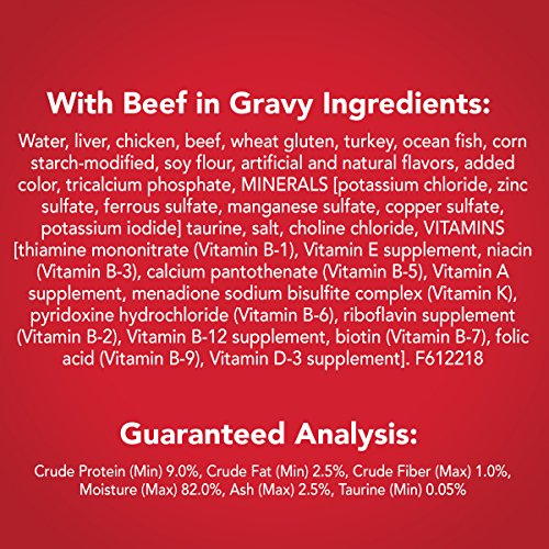 Purina Friskies Gravy Wet Cat Food, Shreds With Beef in Gravy - (24) 5.5 oz. Cans