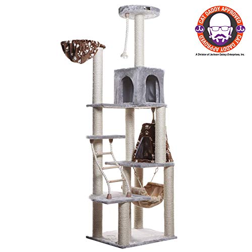 Armarkat Cat Tree Model A7802, Silver Gray