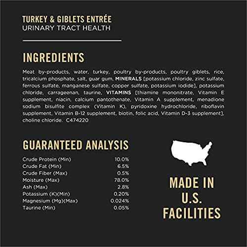 Purina Pro Plan Urinary Tract Health Wet Cat Food Variety Pack, FOCUS Urinary Tract Health Formula - (2 Packs of 12) 3 oz. Cans