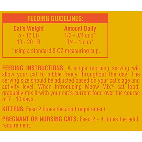 Meow Mix Seafood Medley Dry Cat Food, 14.2 Pounds