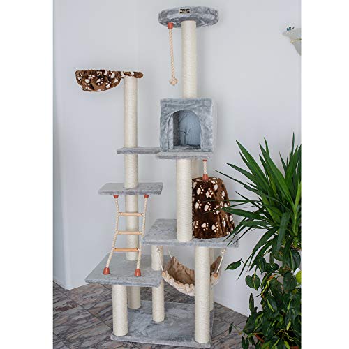 Armarkat Cat Tree Model A7802, Silver Gray