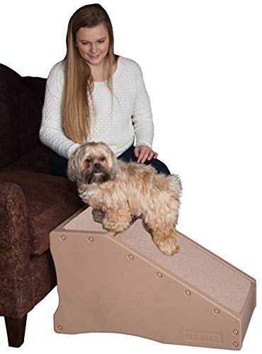 Pet Gear Stramp Stair and Ramp Combination, Dog/Cat Easy Step, Lightweight/Portable, Sturdy, StRamp-Tan