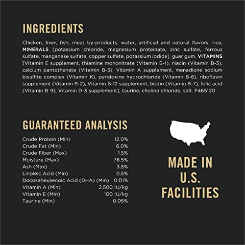 Purina Pro Plan Pate Wet Kitten Food, FOCUS Chicken & Liver Entree - (24) 3 oz. Pull-Top Cans