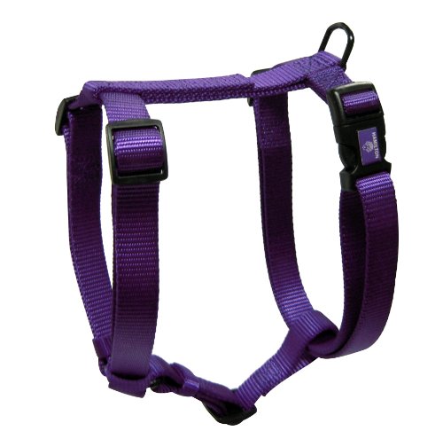 Hamilton Adjustable Comfort Nylon Dog Harness, Purple, 5/8" x 12-20"