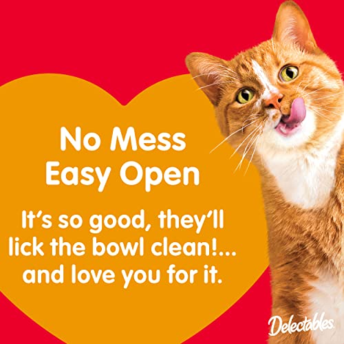Delectables Bisque Lickable Wet Cat Treat - Chicken Pack of 12