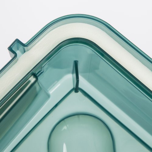 IRIS Medium Elevated Feeder with Airtight Storage, Green