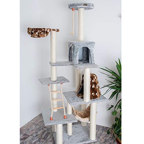 Armarkat Cat Tree Model A7802, Silver Gray