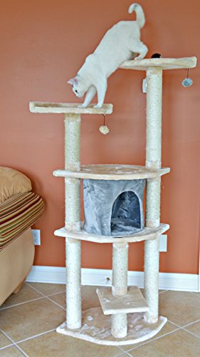 Armarkat Cat Tree A6401: Blanched Almond