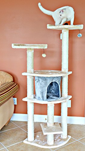 Armarkat Cat Tree A6401: Blanched Almond
