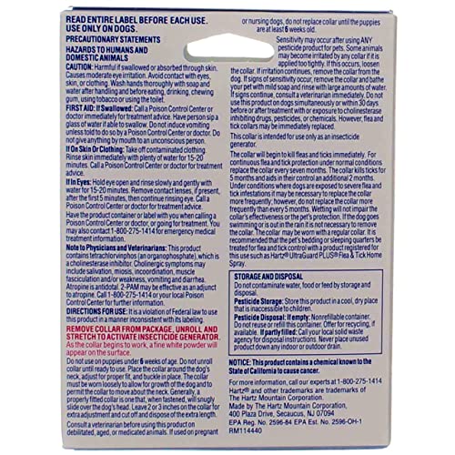 Hartz UltraGuard Plus Flea Tick Collar Dog (Pack of 2)
