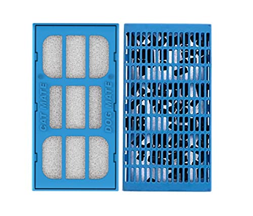 Pet Mate Genuine Replacement Filter Cartridges for Use with Cat and Dog Mate Pet Fountains, Pack of 6
