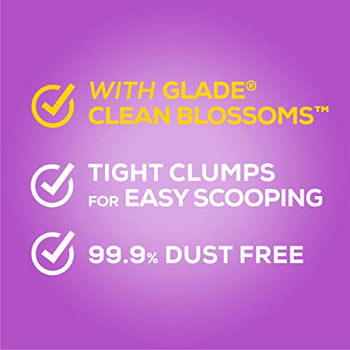 Purina Tidy Cats Light Weight, Low Dust, Clumping Cat Litter, LightWeight Glade Clean Blossoms Multi Cat Litter - (2) 8.5 lb. Jugs