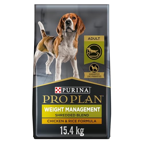 Purina Pro Plan Weight Management Dry Dog Food, SAVOR Shredded Blend Weight Management Formula - 34 lb. Bag, PRO PLAN AdltShBlnd Wt Mgnt