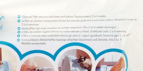 PetSafe Drinkwell Replacement Filter for Original | Platinum | Mini | Big Dog Pet Fountains, Charcoal Carbon Filter for Cats and Dogs