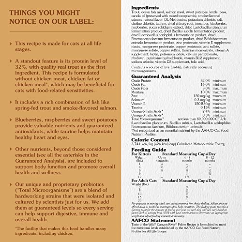 Taste of the Wild Grain Free High Protein Real Meat Recipe Canyon River Premium Dry Cat Food