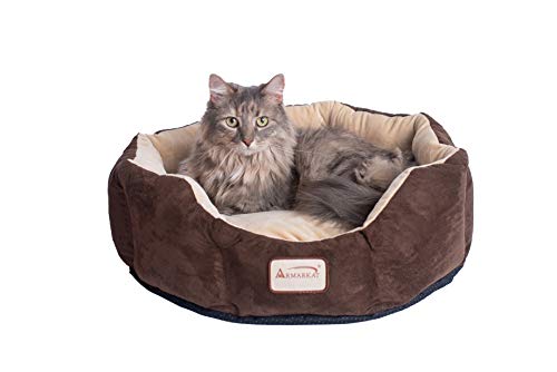 Armarkat C01HKF/MH Cozy Pet Bed 20-Inch Diameter, Mocha Beige