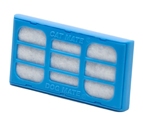 Pet Mate Genuine Replacement Filter Cartridges for Use with Cat and Dog Mate Pet Fountains, Pack of 6