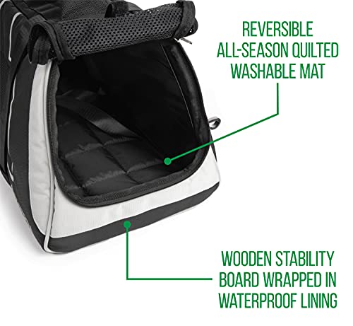 Sherpa Forma Frame Airline Approved Crash Tested Pet Carrier, Black, Medium