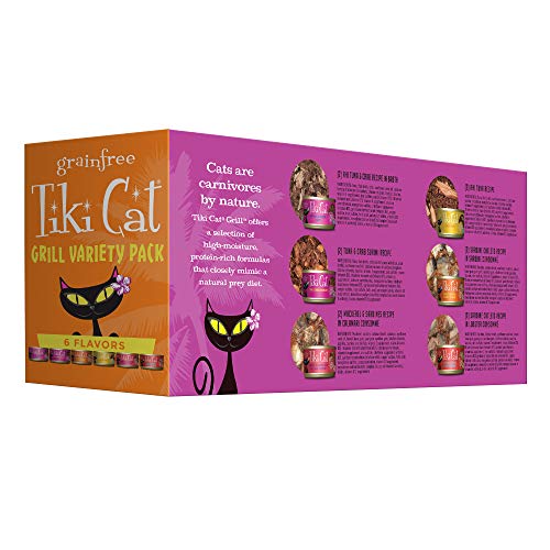 Tiki Cat Gourmet Whole Food 12-Pack King Kamehameha Luau 9-Flavor Variety Pack Pet Food