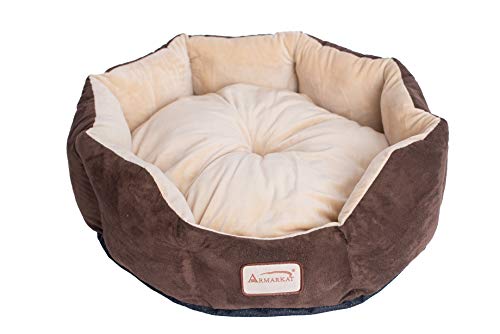 Armarkat C01HKF/MH Cozy Pet Bed 20-Inch Diameter, Mocha Beige