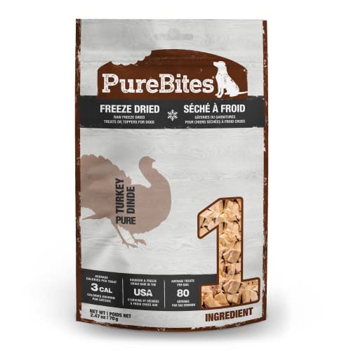 Purebites Turkey For Dogs, 2.47Oz/ 70G - Mid Size