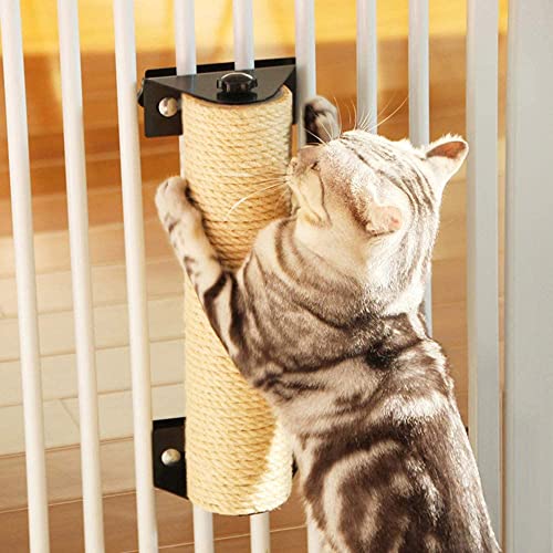 IXI LOHOME Cat Scratching Post - The Cat Scratching Pole Designed for Cage Cat Scratcher Made by Sisal Cat Cage Scratching Post Cat Furniture (2.7 x 15.7 inch)