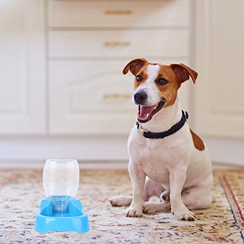 POPETPOP Automatic Small Pet Feeder - Puppy Drinking Fountain Cat Water Dispenser Station Pet Water Bowl, Creative Pets Waterer for Small Dogs Cats Pets - 500ml