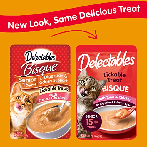 Delectables Lickable Wet Cat Treats - Tuna & Chicken, 1.4 Ounce (Pack of 12)