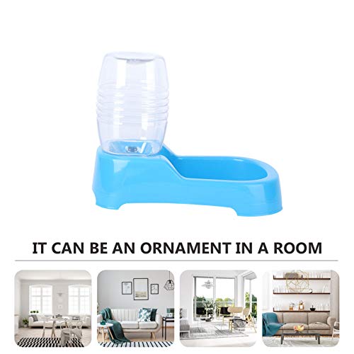 POPETPOP Automatic Small Pet Feeder - Puppy Drinking Fountain Cat Water Dispenser Station Pet Water Bowl, Creative Pets Waterer for Small Dogs Cats Pets - 500ml
