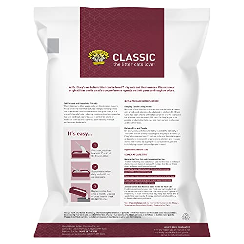 Precious Cat Classic Premium Clumping Cat Litter, 18 pound bag