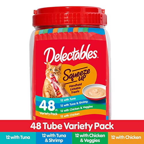Delectables Squeeze Up Variety Pack Lickable Cat Treats