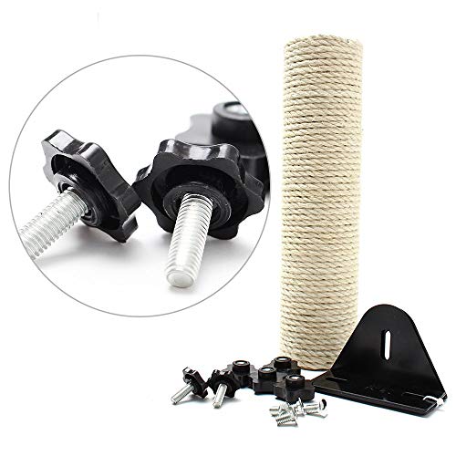 IXI LOHOME Cat Scratching Post - The Cat Scratching Pole Designed for Cage Cat Scratcher Made by Sisal Cat Cage Scratching Post Cat Furniture (2.7 x 15.7 inch)