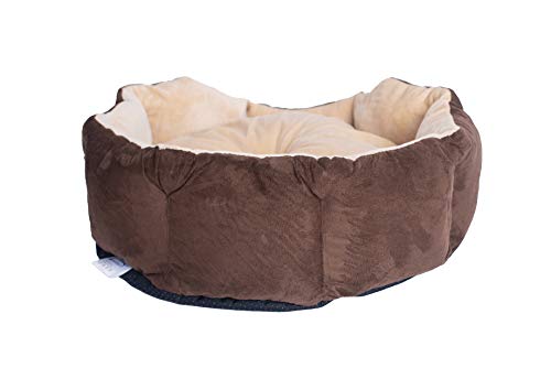 Armarkat C01HKF/MH Cozy Pet Bed 20-Inch Diameter, Mocha Beige