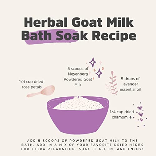 Meyenberg Whole Powdered Goat Milk (12 Ounce), Gluten Free, Non GMO, Vitamin D