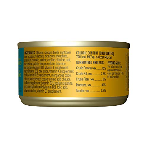 Tiki Cat Luau Grain-Free, Low-Carbohydrate Wet Food with Poultry or Fish in Consomme for Adult Cats & Kittens, 2.8oz, 12pk, Chicken