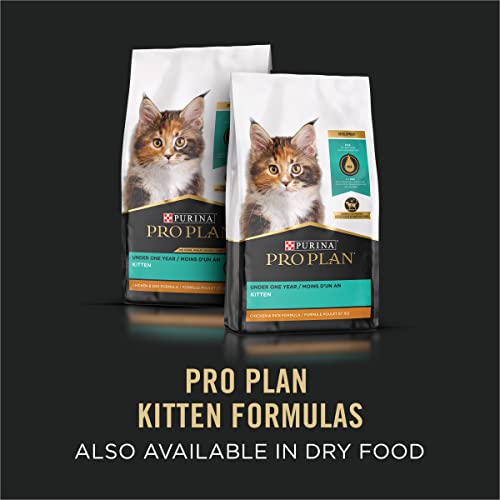 Purina Pro Plan Wet Kitten Food, FOCUS Flaked Ocean Whitefish & Tuna Entree - (24) 3 oz. Pull-Top Cans