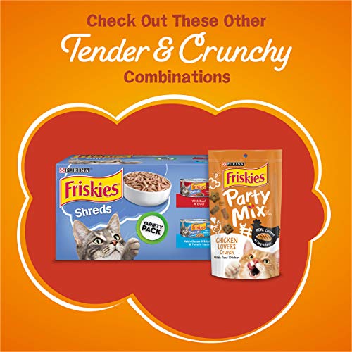 Purina Friskies Dry Cat Food, Tender & Crunchy Combo - 6.3 lb. Bag