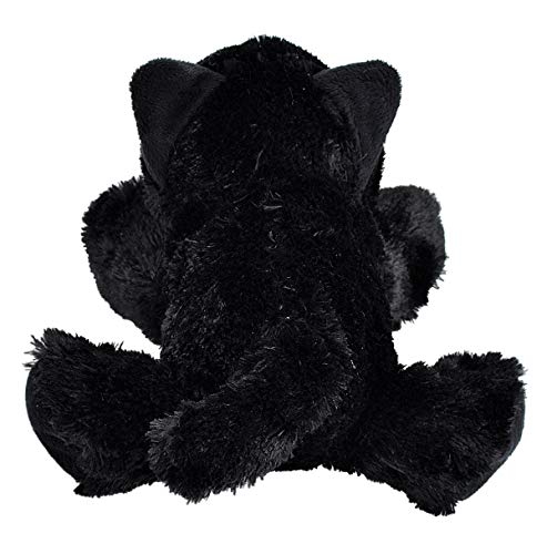 Wild Republic Black Cat Plush, Stuffed Animal, Plush Toy, Gifts for Kids, HugEms 7"
