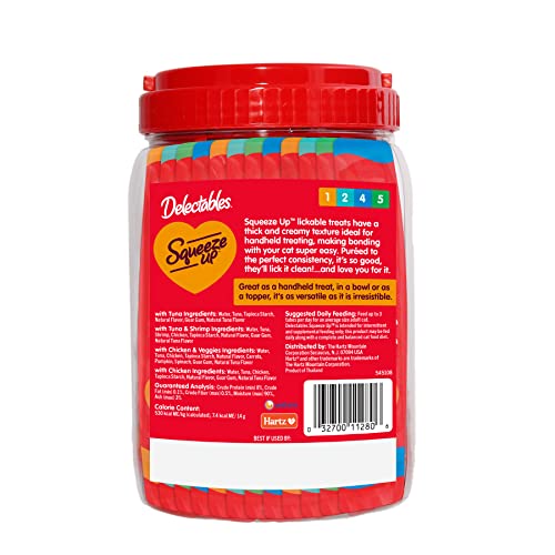 Delectables Squeeze Up Variety Pack Lickable Cat Treats