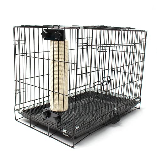 IXI LOHOME Cat Scratching Post - The Cat Scratching Pole Designed for Cage Cat Scratcher Made by Sisal Cat Cage Scratching Post Cat Furniture (2.7 x 15.7 inch)